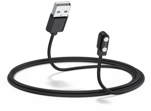 Oumida Chargeur Montre Connectée, Câble Chargement Magnétiquepour Montres Connectées, Câble de Recharge pour Montre Intelligente Universel (USB 50cm)
