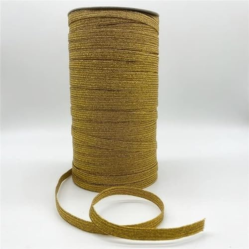 Elástico para coser, Cinta elástica de goma multicolor de 6 mm for coser en varios tamaños.(40,5 yards)