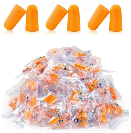 100 pcs Bouchons d'Oreille Anti Bruit en Mousse | Ultra Doux, Sommeil Profond, Protection Contre Ronflements, Pour Voyage, Travail et Concerts