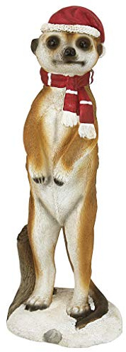 Weihnachtsschmuck - Frohe Meerkat Ferien Porch Greeter Meerkat Statue