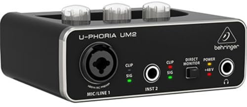 INTERFACE AUDIO USB carrée BPSCA UM2 - DP33377 au meilleur prix BEHRINGER