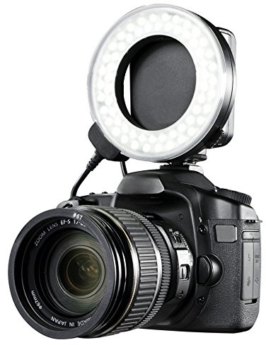 Dual Macro LED Ring Light/Flash Compatible with Nikon D7200 (Applicable for All Nikon Lenses)