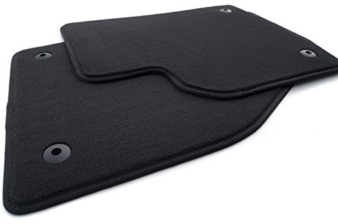 Fußmatten passend für S40 V50 C30 Velours (2-teilig) Automatten Original Qualität schwarz Matten Set Vorn Antirutsch