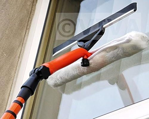 3.5M TELESCOPIC WINDOW CLEANER KIT WINDOW CLEANING EQUIPMENT SQUEEGEE SOFT HEAD