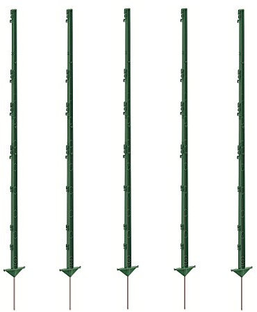Growi Weidezaunpfahl Kunststoff 156 cm grün 20 Stück