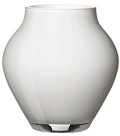 Villeroy & Boch Oronda Mini Vase Arctic Breeze, 12 cm, Glas, Weiß