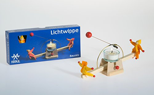 Kraul Lichtwippe die Feuerschaukel gelb-orangenen Püppchen