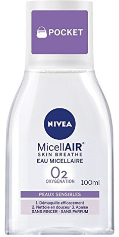 NIVEA Mizellares Gesichtswasser O2 Sauerstoffversorgung für empfindliche Haut – 100 ml Flasche