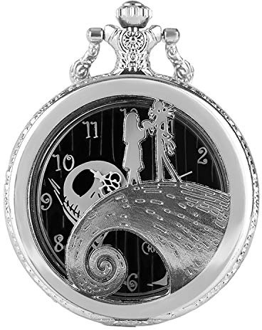 Orologio da tasca da uomo, al quarzo, orologio da tasca con catena, orologio moderno, analogico, regalo per uomo, Natale., Vintage, A tema