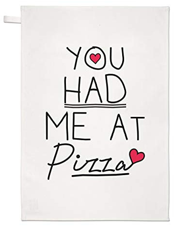 Du Hatte Me Bei Pizza Geschirrtuch Spüllappen