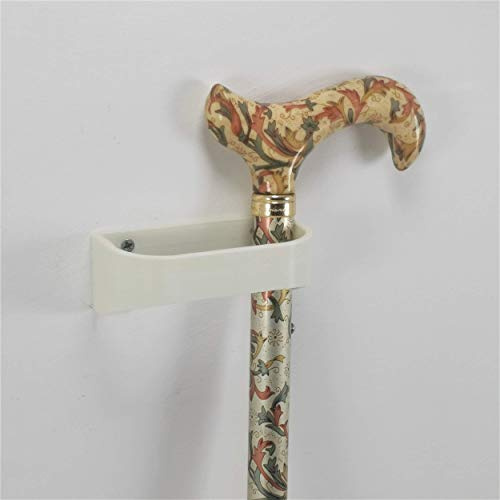 Umbrella or Walking Stick Holder : Wall Mounted (White)
