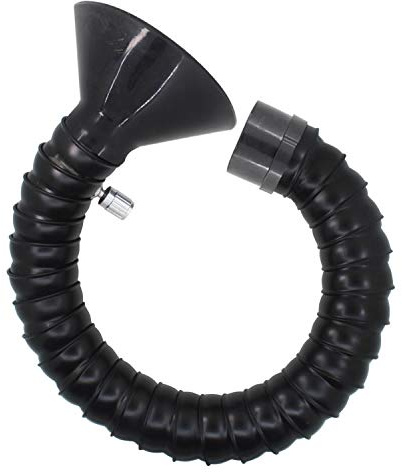 Braccio aspirante per fumi aspiratore fumi saldatura Assorbitore fumo - diametro esterno 50 75 mm - lunghezza 0,8~2,5 mm (Diametro esterno 50 mm, lunghezza 2m)