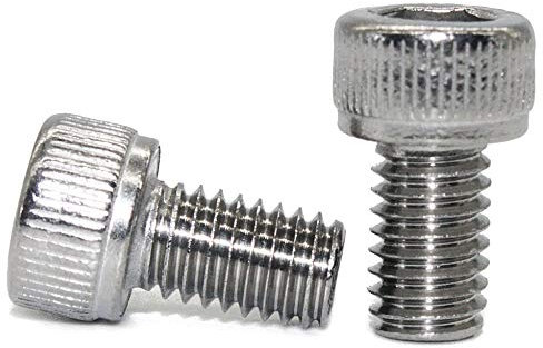 Zylinderschrauben mit Innensechskant M6 x 12 mm (20 Stück) - ISO 4762 - DIN 912Edelstahl A2 V2A- rostfrei