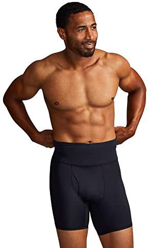 Tommie Copper Men's Pro-Grade Lower Back Support Undershorts - Black, Large