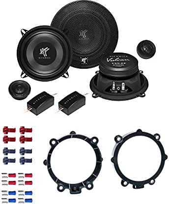Hifonics VX 5.2E Auto Lautsprecher Boxen 320 Watt 13 cm 2 Wege Kompo passend für VW Crafter ab 2006 Türen Front