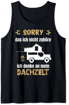 Dachzelt Camping Naturbegeistert Nomade Tank Top