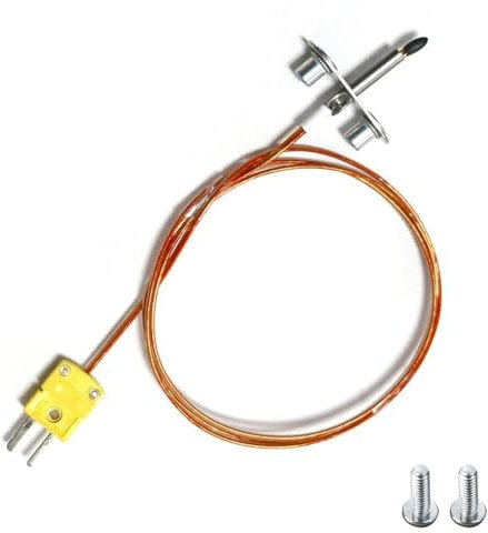 Carkio KIT0422 Thermocouple Probe Kit Compatible with Traeger 575/780 Temperature Sensor & Ironwood 650/885 Wood Pellet Grill, Replace Number KIT0422