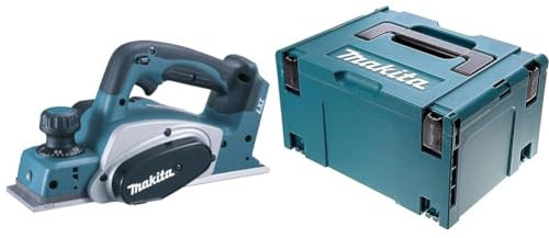 RABOT MAKITA 82 MM 18 V LXT -DKP180Z & Coffret empilable robuste Makpac Taille 3 - MAKITA 821551-8
