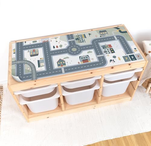 LIMMALAND Klebefolie für IKEA TROFAST Regal Kiefer - SMÅSTRAAT | Blasenfrei & rückstandslos ablösbar · robuste Schutzlaminierung, abwischbar · Made in Germany