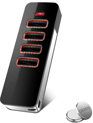 Wvoillty Telecomando Cancello 868 MHz, Telecomando Porta del Garage 4 Canali, Compatibile con Sommer Telecomando 4018V000, 4015862001900, S10019-00001, Rolling Code