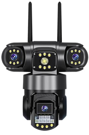 Uxsjakjsd Tre Lente PTZ IP Camera da 3 LENS TRE SCHECENTI TRE Schere di Videocamera CCTV Esterno TRACCAZIONE AUTO MINEDIO AUTO AUTOMA