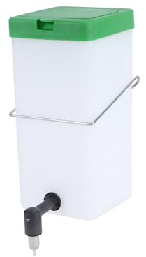 BESTonZON Bebedero Automático para Conejos Fuente de Agua sin Goteo Diseño Estable y Verde para Mascotas Pequeñas de Usar