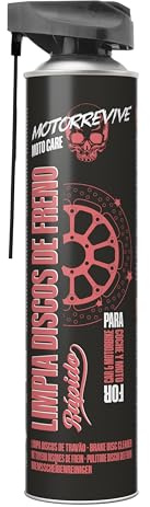 Motorrevive Pulitore Rapido per Dischi Freno 585 ml. Spray Professionale per la Pulizia dei Freni di Moto e Auto. Azione Immediata, Asciugatura Rapida e Senza Residui