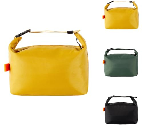 SUOXU Insulated Lunch Bag Leak Proof Thermal Lunch Tote for Adults Kids - Large Capacity Water Resistant Cooler Bag for Work, School, Picnic & Travel (Yellow)