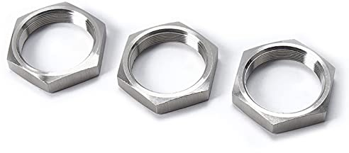 5-teiliges Sechskant-Kontermuttern-Set – M8 M10 M12 M14 M16 M18 M20 M22 M24 M25 M27 M30 – langlebige Sechskantmuttern aus Edelstahl 304(M20x1mm(S27 H4))