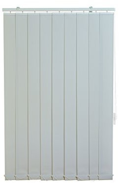 Sunlines Vertikaler Lamellenvorhang, grau, 100 x 250 cm