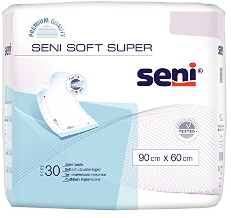 Seni Soft Super Krankenunterlagen - 90 x 60 cm