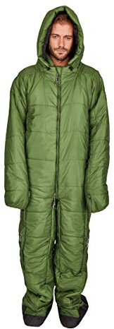 Hygger - Original Schlafsack mit Armen und Beinen, 3M Thinsulate-Füllmaterial ist Ultra warm, leicht und klein im Packmaß