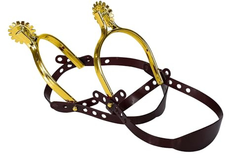 W WIDMANN MILANO Party Fashion - Cowboysporn Schuhzubehör | Accessoire, Kostümzubehör für Cowboy, Sheriff und Wilden Westen