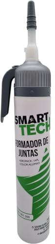 Formador de juntas de motor con aplicador color aluminio Silicona aluminio alta temperatura Silicona aluminio para coche Pasta de juntas de motor aluminio 200ml Sellador fugas de aceite