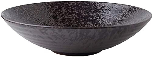 Posate in Ceramica Ciotole per Pasta Piatto Stile Giapponese e Vento Insalatiera Colore Smalto Piatto per la casa Ciotola per zuppa Piatto Ramen Creativo Piatto Occidentale Insalatiere