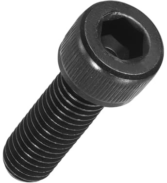 Kozelo 20 Stück Zylinderschrauben mit Innensechskant - [M8-1,25 x 25mm] Schrauben Kohlenstoffstahl Schwarzoxid DIN 912 Vollgewinde Innensechskantschraube für Industrielle Mechanischen