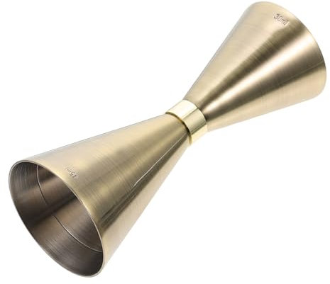 Cabilock Vaso Medidor de Acero Inoxidable para Báscula para Vaso Medidor de Onzas Vaso Medidor para Vino para Uso en Bar en Casa