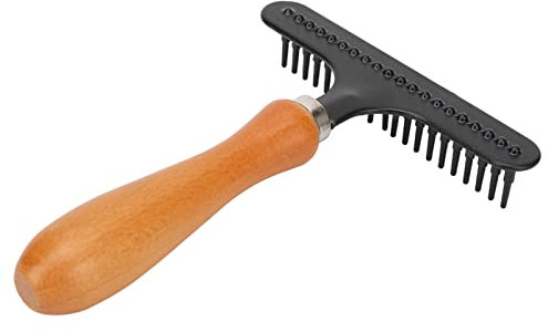 Teppich Kamm, Hand-Teppichrechen,Teppichkamm,Rechen, Teppich Bürste Teppich Reiniger Teppichbürste,Reinigung,Pflege,Edelstahl,Haarpflege, Teppichrechen für Schönheitssalon