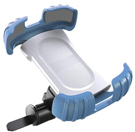 Berriphonia Supporto per telefono per biciclette, montaggio al manubrio, per bicicletta, resistente agli urti con navigazione in bicicletta, clip per dispositivi fotografici per la guida all'aperto