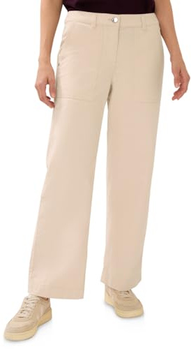 Cecil Pantalones de Pana para Mujer, Oat Milk Beige, 31W / 30L