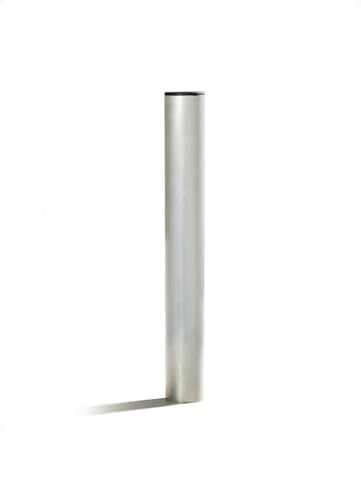 Schneck Bodenhülse für Sonnensegelmast Ø 80mm 50cm Länge inkl. Abdeckkappe Pfosten, Mast, Sonnensegel, Fahnenmast, Beschattung