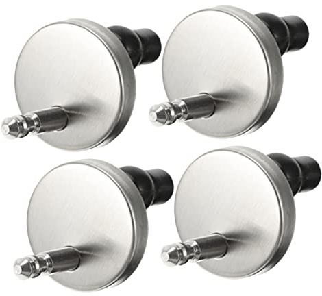 CTIRCHIU Set 2 Cerniere Copriwater Viti in Acciaio Inossidabile e Nylon, Funzionalità Sgancio Rapido e Resistenza All'invecchiamento, Accessori per Riparazione Sedile Wc