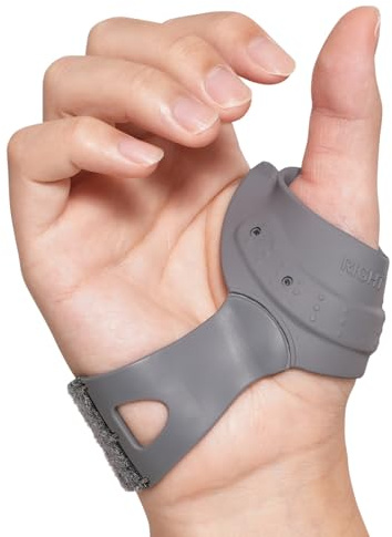 Willcom Daumenorthese Daumenbandage, Atmungsaktive und Weiche Daumenschiene, Daumensattelgelenk zur Stabilisierung Karpometakarpalgelenks und Schmerzlinderung bei Rhizarthrose (Rechte, M,19.5-22.5CM)