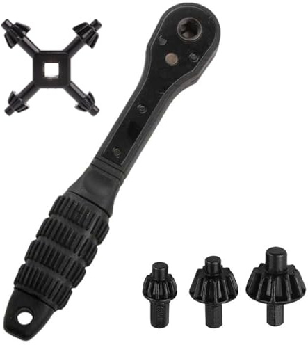 Multiple Size Chucksschlüsselschlüssel Mit Nonslip Grip 2 In 1 Ratschen Und 4 In 1 Für Elektrische Bohrer Bohrer Sparflecken Ratschen
