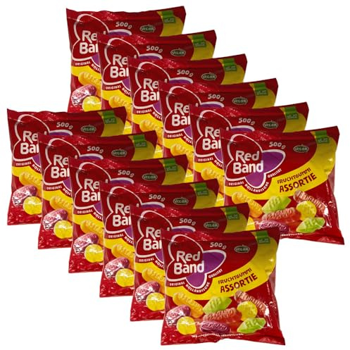 Red Band Fruchtgummi Assortie Family Beutel 12x 500g
