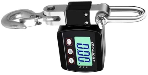 Báscula Colgante Electrónica Capacidad De 500kg Pantalla LCD Transparente Retroiluminación Báscula De Gancho Industrial Para Pesca En Granja