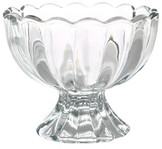 UALXPAO Insalatiera in cristallo Ciotola for dessert, coppa for gelato, for bevande fredde, for insalata di succhi, ciotola vetro