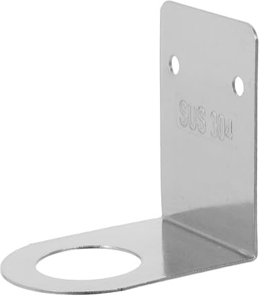 JECOMPRIS Porta Dispenser Sapone Liquido e Shampoo da Parete in Acciaio Inossidabile 4 Pezzi Supporto Doccia Montaggio a Vite per Bagno Organizer Compatto per Gel Doccia e Flaconi Pompa