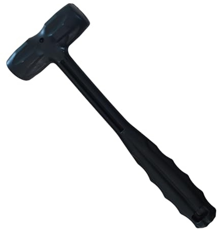 Portable Mallet Hammer - Ergonomic Grip, Multifunctional Home and Outdoor Tool | Sturdy Wooden Rubber Head Hammer for Camping Fishing Picnic DIY Woodworking Garden Decoration Safe Striking use