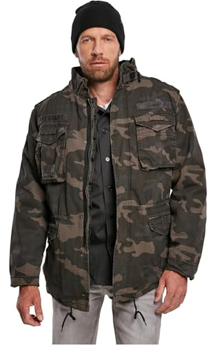 Brandit M65 Giant Jacket, Color: darkcamo, Size: L